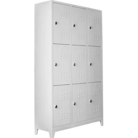 Resim Jessan Ofis 9 Lu Standart Soyunma Dolabı Gri 