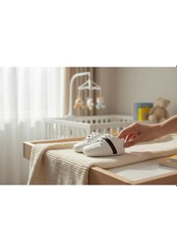 Resim Balbeybi Bebek Ayakkabısı İlk Adım Kaydırmaz Taban Ortopedik Günlük Spor Patik Beyaz 