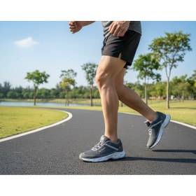 Resim Wickers Erkek Füme Spor Ayakkabı Yürüyüş Koşu Ayakkabısı Hava Alan Fileli Sneaker 