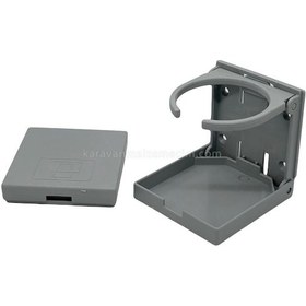 Resim Wsc Bardaklık Katlanır Bardak Tutucu Aparat - Gri-467 