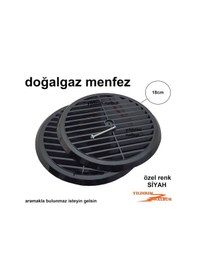 Resim Doğalgaz Cam Menfezi Siyah Panel Doğalgaz Cam Menfezi Uzun Vida 