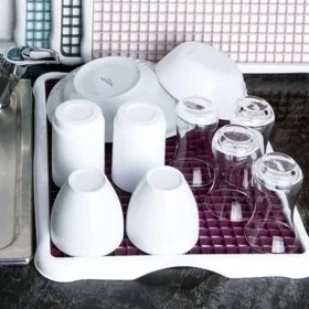 Resim K-Yonlineticaret Pratik Lavabo Tezgah Üstü Bulaşık Kurutmalığı Süzmatik 22X40 cm 