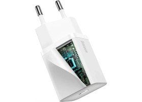 Resim Baseus Super Si Qc 20W Fotoğraf Makinesi, Kamera,telefon,tablet Uyumlu Beyaz 