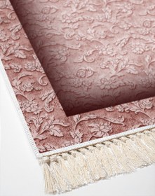 Resim Alanur Home Eko Trend Djt Yıkanabilir Kaymaz Taban 3 Lü Yatak Odası Takımı 767 Bordürlü Bordo 