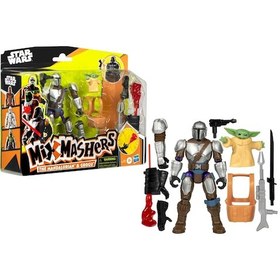 Resim Star Wars Mixmashers Deluxe Fi Gür The Mandalorian And Grogu Star Wars 