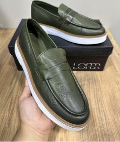 Resim Lfr-f083-1 Derı Merdane Ayakkabı Haki Haki 