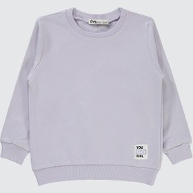Resim Civil Girls Kız Çocuk Sweatshirt 2-5 Yaş Galaktik Leylak Galaktik Leylak Lila 