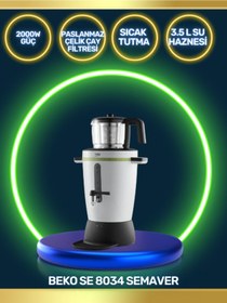 Resim Beko SE 8034 SEMAVER BEYAZ 3.5L 