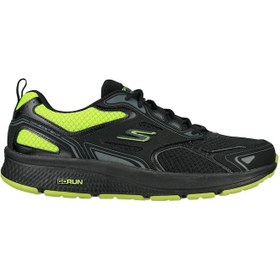 Resim Skechers 220081-BKLM Go Run Consistent Vestige Erkek Siyah Koşu Yürüyüş Spor Ayakkabı 