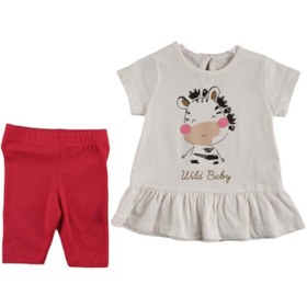 Resim ANGELROSE Zebra Tayt Bebek Takımı 