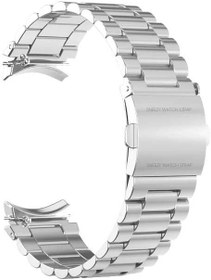 Resim Sneezy Samsung Galaxy Watch 4 - 5 - 5 Pro 40 42 44 45 46mm İle Uyumlu Orjinal Kavisli Tasarım Ironweft Döküm Çelik Metal Kordon 