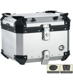 Resim Coocase - Alüminyum Motosiklet Arka Çanta 45 Litre 