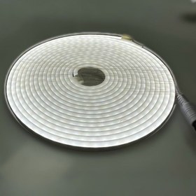 Resim M-Power 12Volt 5Metre 6x12mm Beyaz Neon Led Şerit 