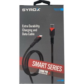 Resim Syrox C130T Type-C To Type-C 30W Hızlı Şarj Kablosu 