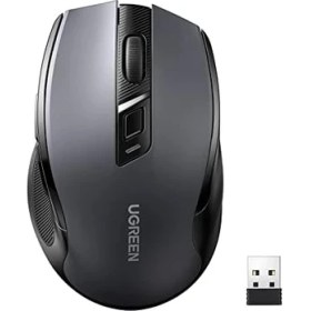 Resim Ugreen Dizüstü Bilgisayar Kablosuz Fare Ergonomik Sessiz Tıklama USB Fare, Hassas Takip Bilgisayar Faresi, Gecikmesiz Duyarlı 18 Aylık Pil Ömrü, 4000 Dpı Ayarlanabilir 