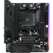 Resim Asus Rog Crosshaır Vııı Impact Amd X570 Am4 DDR4 4800 Çift M2 Usb 3.2 Ax Wifi + Bt Aura Rgb Gaming Lan Mini-Dtx (Rog Crosshaır Vııı Impact) Anakart 