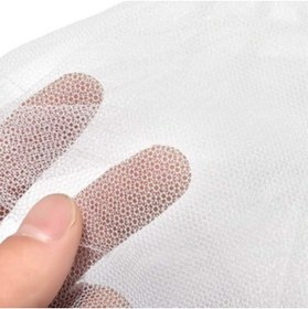 Resim ACY STORE Cibinlik Tül 100 Cm X 150 Cm Hazır Kesilmiş Kristal Perde Tülü, 