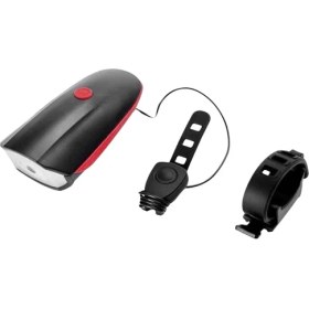 Resim Xbyc 6163 USB Şarjlı Bisiklet Ön Lamba+Korna 140 Db 
