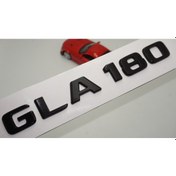 Resim GLA 180 Bagaj Parlak Siyah ABS 3M 3D Yazı Logo 