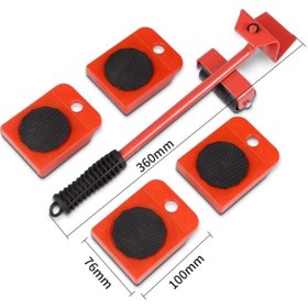 Resim fantastik store 5 Parça Profesyonel Mobilya Kaydırma Aparatı - Lisinya 