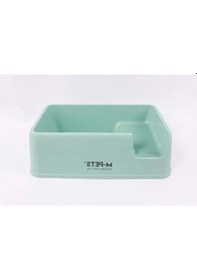 Resim Açık Kedi Tuvaleti Sea Green Renk Kolay Temizlik İçin Açık Ahşap 