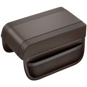 Resim Araba Kolçak Kutusu Yükseltme Pedi Hafızalı Köpük Dirsek Desteği Koyu Kahverengi 