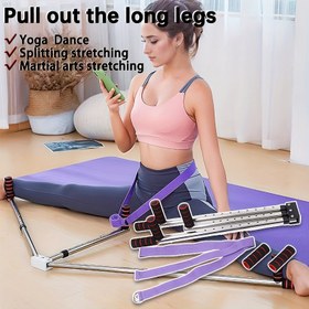 Resim 9-Ayarlanabilir Yoga Bacak Gerdirici, Paslanmaz Çelik Esneklik Eğitmeni için Yoga, Bale, Dans, Jimnastik ve Boks - Esnekliği ve Hareket Aralığını Artırın - Kadınlar Günü, Öğretmenler Günü, Anneler Günü ve Daha Fazlası İçin Mükemmel Hediye 