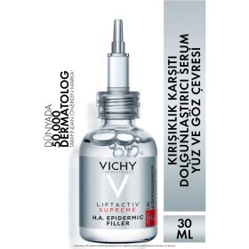 Resim Seddar Collection Vichy Liftactiv Supreme H.a. Epidermic Filler Karşıtı Yüz ve Göz Çevresi Serumu 30 ml 