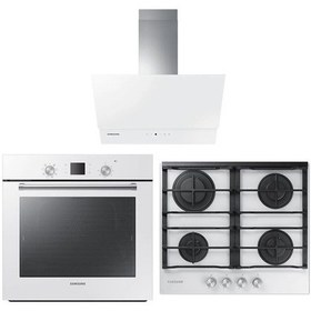 Resim Samsung NV60M7140BW - NA64M7100AW - NK24M7060VW Beyaz Ankastre Set 