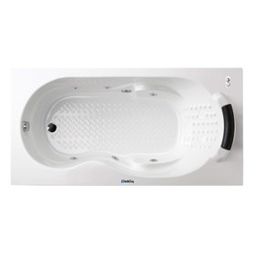 Resim Renkli Düz Küvet | Jakuzi | Yalıkavak | Sanacryl - 85x180 / Antrasit / 1 Kişilik 