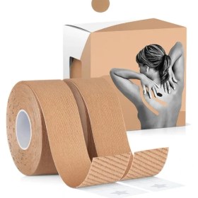 Resim Kinezyo Ağrı Bandı 2.5 cm x 5 M Ten Rengi 