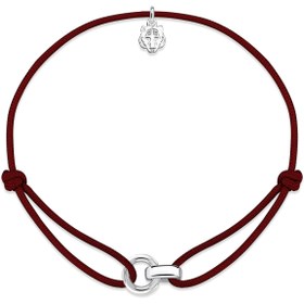 Resim Linker Bordo İp Bileklik 
