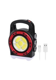 Resim Powermaster Hb-6678c Cob Ledli 20 Watt 3 Kademeli Şarjlı Usb Çıkışlı Solar Lamba 1 ADET 
