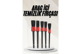Resim Hsc Bilişim Araç Içi LED Aksesuar 5 Farklı Detaylı Araba Temizlik Fırçası Oto Temizleme Fırçası 