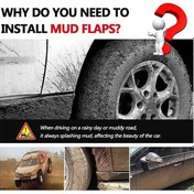 Resim 4pcs Otomotiv Sıçrama Muhafızları Getirme Aksesuarları Ford Focus St Saloon 2018 İle Uyumlu 