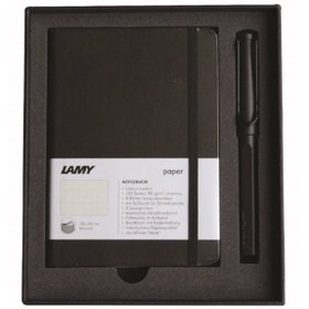 Resim A6 Lüx Defter + Roller Kalem 2’li Set, Mat Siyah 