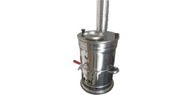 Resim Night Camper Semaver Odun Semaveri ( Tek Musluk Semaver ) 