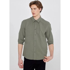 Resim Wrangler Haki Erkek Regular Fit Gömlek W2610001801 Haki Gömlek 