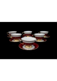 Resim Epıag Lıstr Purpurlem Çay Takımı 12 Parça Kırmızı 