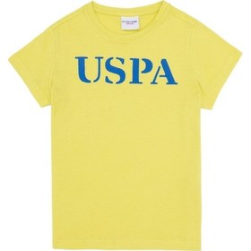 Resim U.S. Polo Assn. Çocuk Basic Bisiklet Yaka Tişört Cıtron 