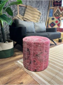 Resim Patchwork Puf 012 Pembe 