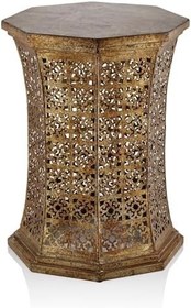 Resim setabianca Seta Oriental Sehpa Metal Gold 56 * 44 Cm 