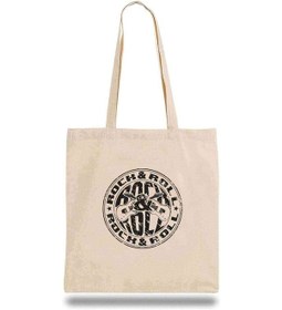 Resim Bez Çanta Rock'n Roll Gitar Bej 