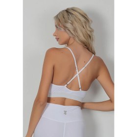 Resim Secret Moda Seamless Ince Askılı Bralet Spor Sütyeni Beyaz 
