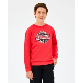 Resim Skechers B Crewneck Sweatshirt Büyük Erkek Çocuk Kırmızı Sk2520017-3449 