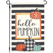 Resim Balkabağı Ayçiçeği Sonbahar Bahçe Bayrağı 30x40 Cm B Diğer 