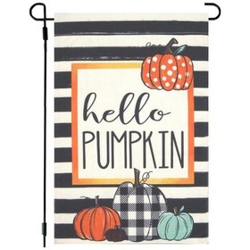 Resim Balkabağı Ayçiçeği Sonbahar Bahçe Bayrağı 30x40 Cm B Diğer 