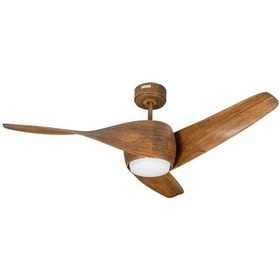 Resim Alsanfan Urla Kahverengi Aydınlatmalı Uzaktan Kumandalı Tavan Vantilatörü 127CM 