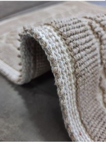 Resim Soffy Doğal Pamuklu Kahve & Kahve Ayak Paspası Ayak Havlusu 50x70 Kahverengi 