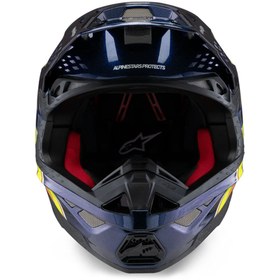 Resim Alpinestars Supertech M10 TLD 25 Limited Off-Road Kaskı MaviOranj 